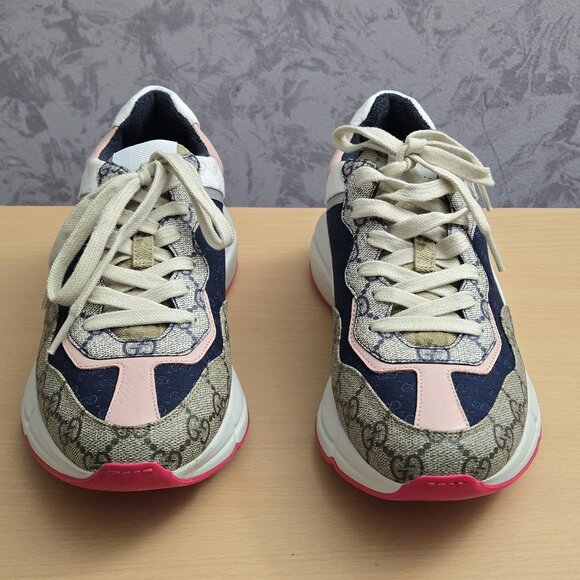 Gucci Multi-Colored GG Sneakers | Women's Size 7.5 (38) - Picture 1 of 14